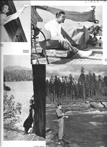 LAMINA 29928: Robert Taylor, Berverly Roberts, Clark Gable y George Brent