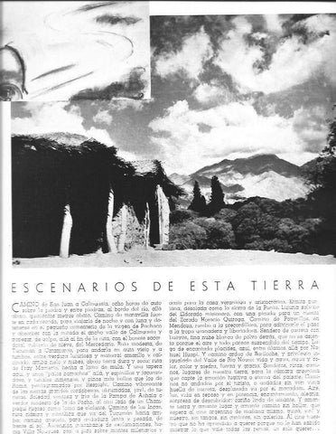 LAMINA 29940: Camino de San Juan a Calingasta, Argentina