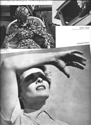 LAMINA 29903: Bette Davis, Ginger Rogers y Katherine Hepburn