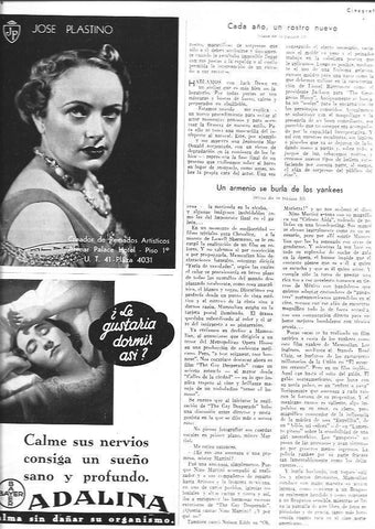 LAMINA 29914: Publicidad de Adalina y Jose Plastino de Buenos Aires