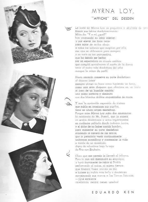 LAMINA 29980: Myrna Loy