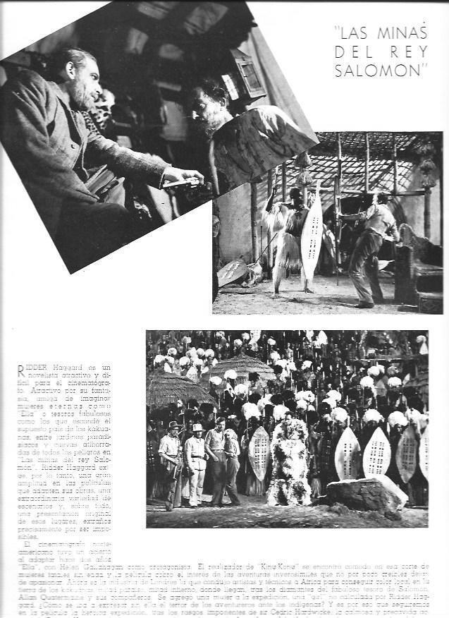 LAMINA 29964: Escenas de Las minas del rey Salomon