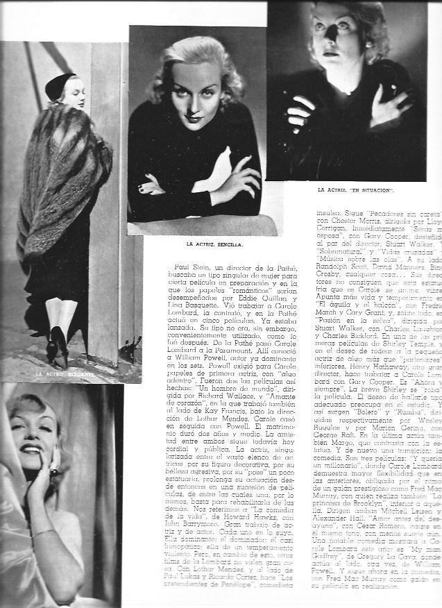 LAMINA 29951: Fotografias de Carole Lombard