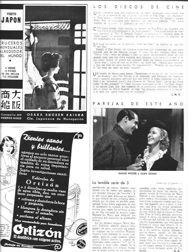 LAMINA 29959: Grace Moore y Cary Grant