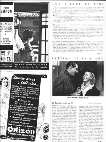 LAMINA 29959: Grace Moore y Cary Grant