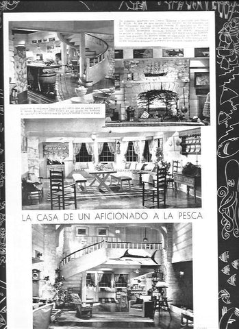 LAMINA 29900: Interior de una casa de Hollywood