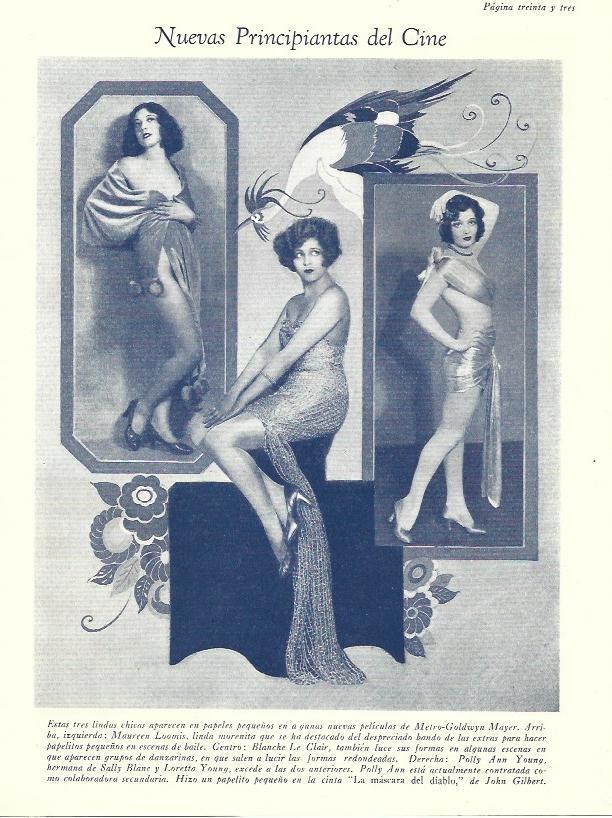 LAMINA 29841: Maureen Loomis, Blanche Le Clair y Polly Ann Young