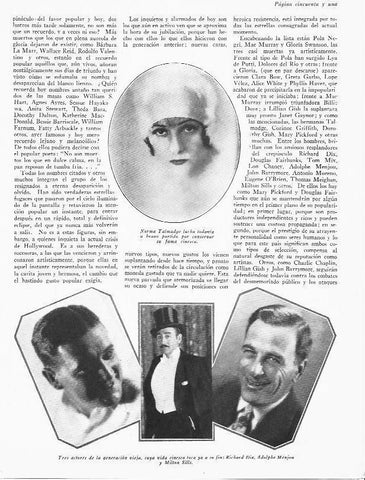 LAMINA 29849: Norma Talmadge, Richard Dix, Adolphe Menjou y Milton Sills