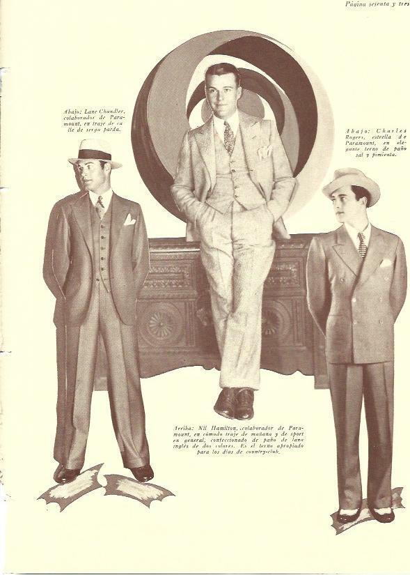LAMINA 29854: Lane Chandler, Charles Rogers y Nil Hamilton
