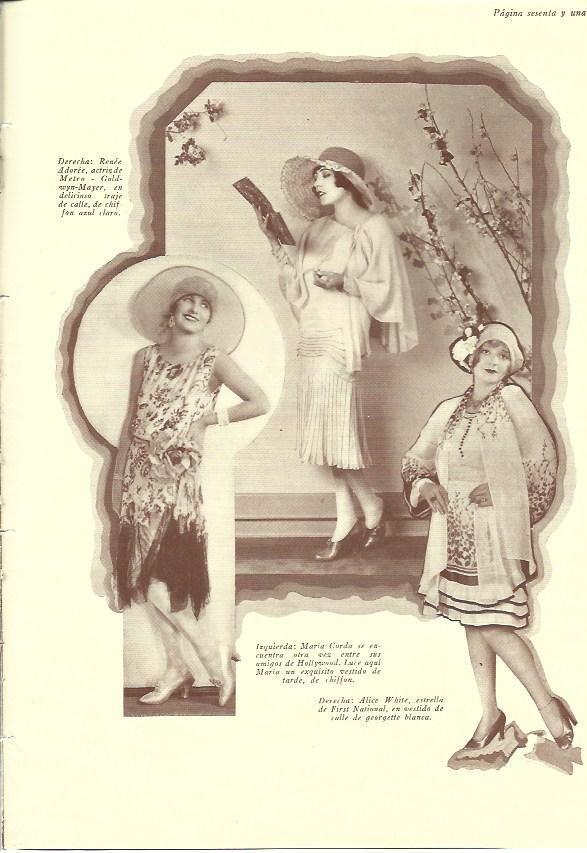 LAMINA 29820: Maria Corda, Alice White y Renee Adoree