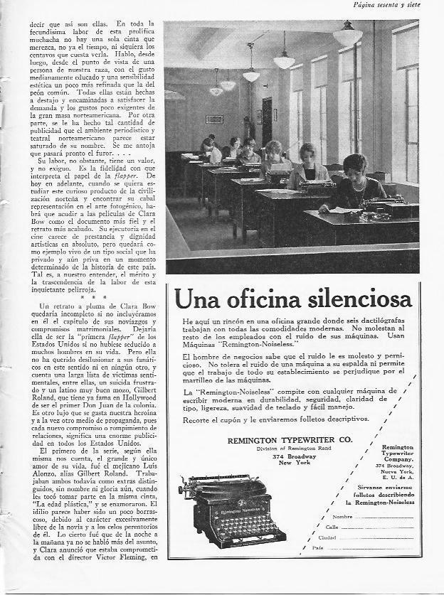 LAMINA 29823: Publicidad de maquinas de escribir Remington