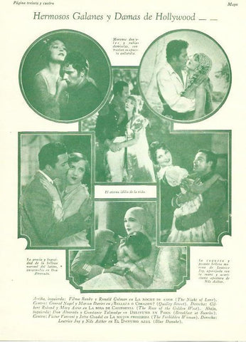 LAMINA 29892: Galanes y damas de Hollywood