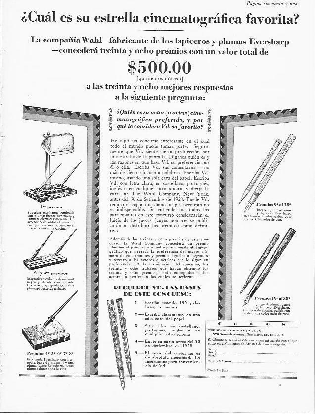 LAMINA 29893: Publicidad de plumas Eversharp