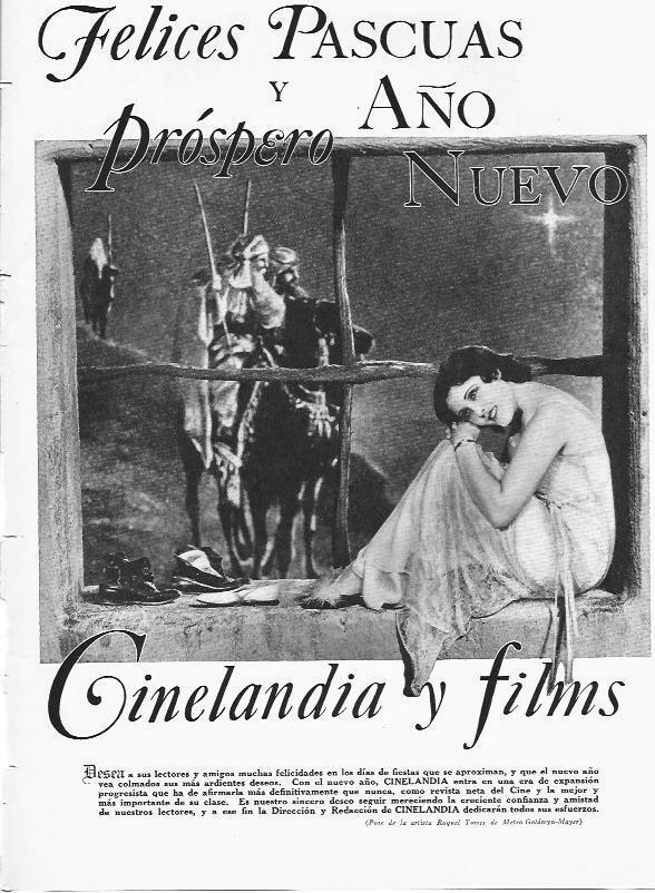 LAMINA 29861: Felicitacion de Navidad de Cinelandia