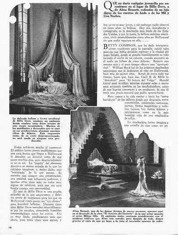 LAMINA 29867: Billie Dove en El Amante del desierto