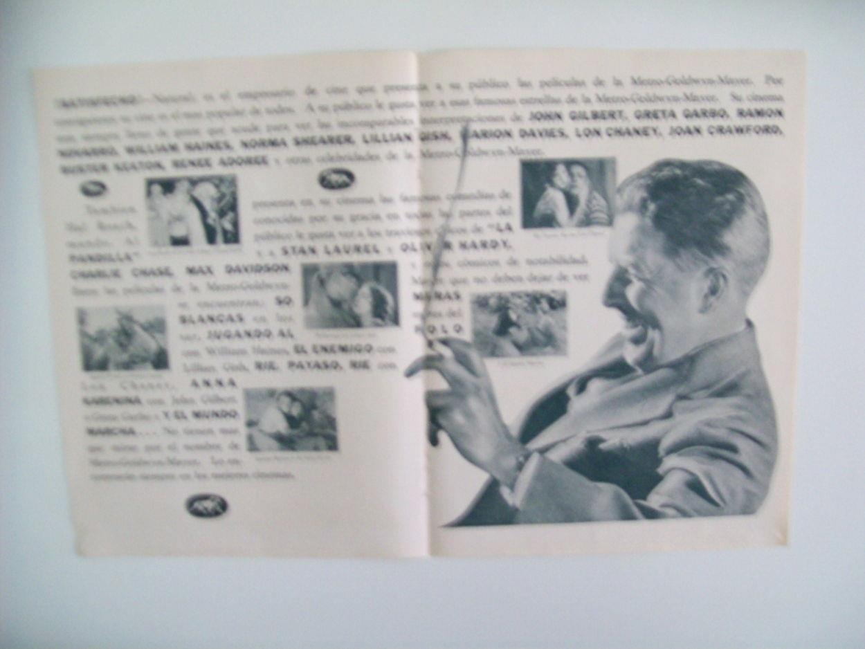 LAMINA 29876: Metro Goldwyn Mayer, publicidad de la productora