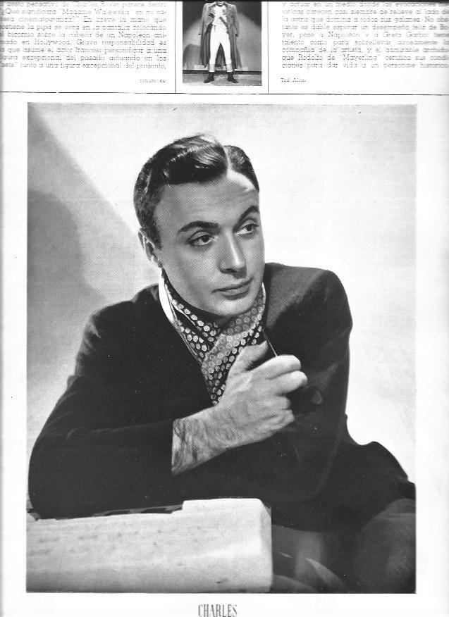 LAMINA 30107: Fotografia de Charles Boyer