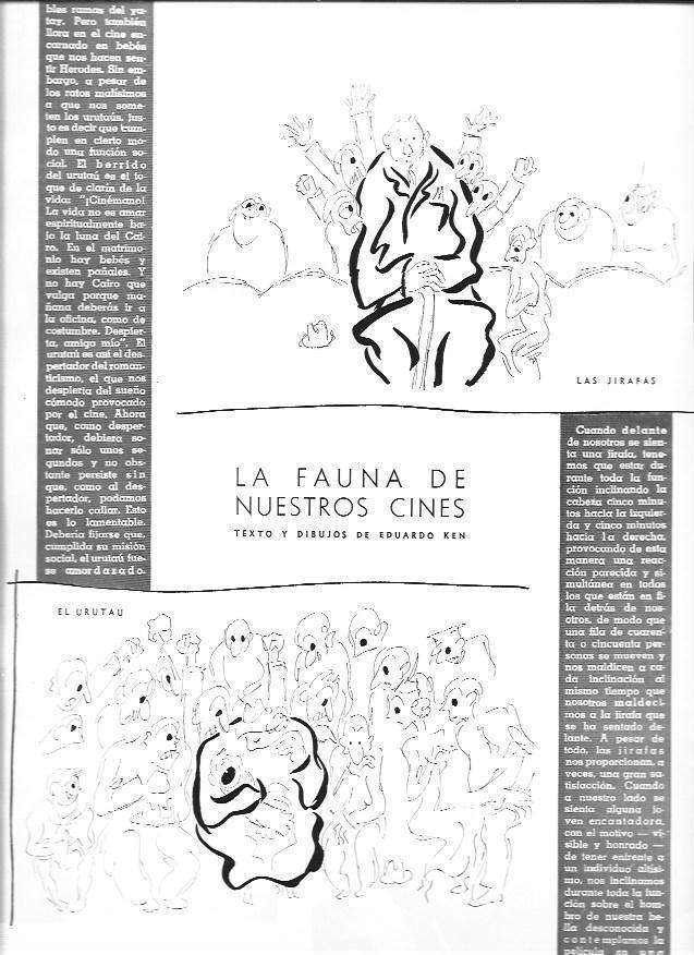 LAMINA 30112: La fauna de nuestros cines, por Eduardo Ken