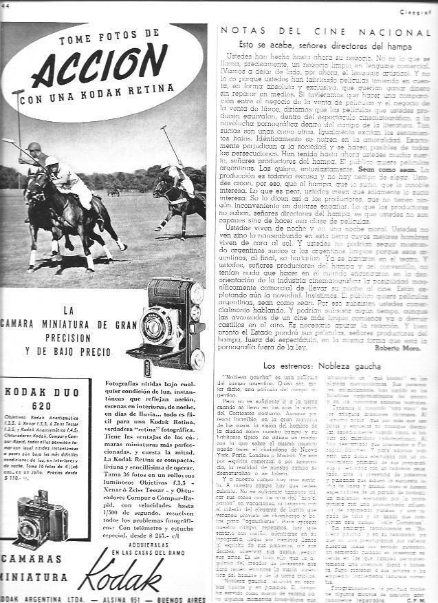 LAMINA 30116: Publicidad de Kodak Argentina