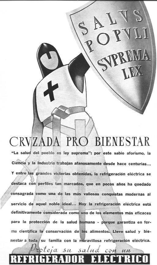 LAMINA 30097: Publicidad de refrigerador electrico