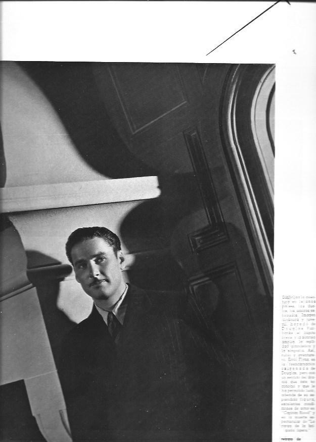 LAMINA 30091: Errol Flynn, fotografia de Longworth