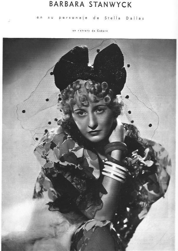 LAMINA 30092: Barbara Stanwyck, fotografia de Coburn