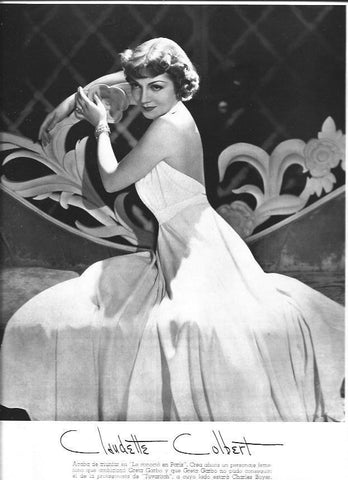 LAMINA 30093: Claudette Colbert en Tovaritch