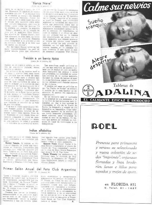 LAMINA 30119: Publicidad de Adalina y Roel