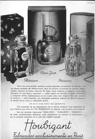 LAMINA 30143: Publicidadd de perfumes Houbigant de Paris