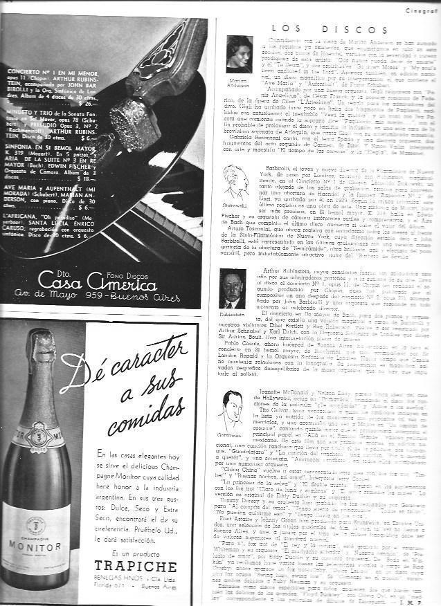 LAMINA 30076: Publicidad de Casa America y Trapiche
