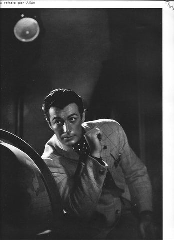 LAMINA 30012: Robert Taylor, fotografia de Allan