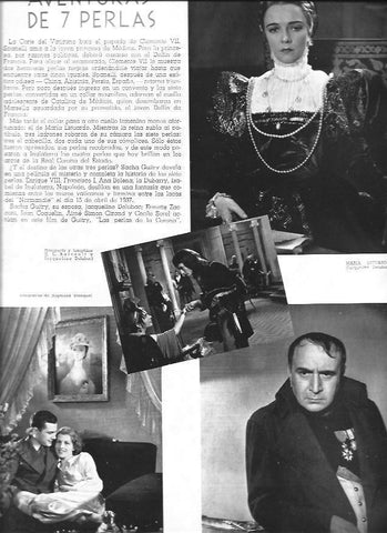 LAMINA 30017: Jacqueline Delubac como Maria Estuardo