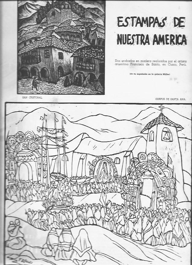 LAMINA 30027: Corpus de Santa Ana y San Cristobal, por Francisco de Santo
