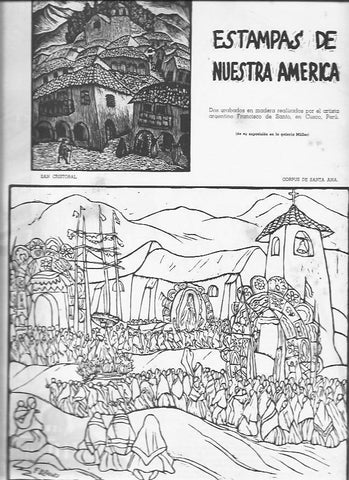 LAMINA 30027: Corpus de Santa Ana y San Cristobal, por Francisco de Santo