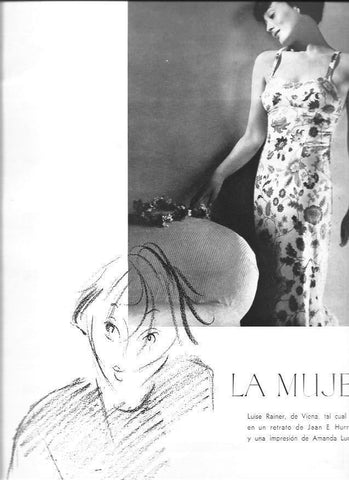 LAMINA 29990: Luise Rainer