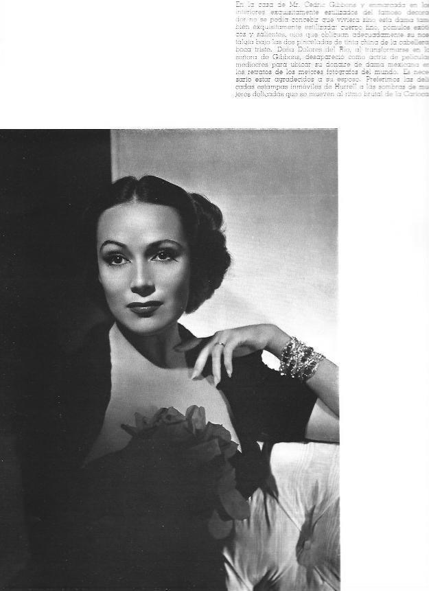 LAMINA 29997: Dolores del Rio, fotografia de Hurrell