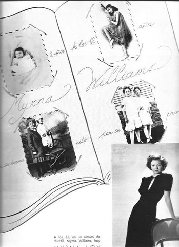 LAMINA 30002: Myrna Loy, fotografia de Hurrell