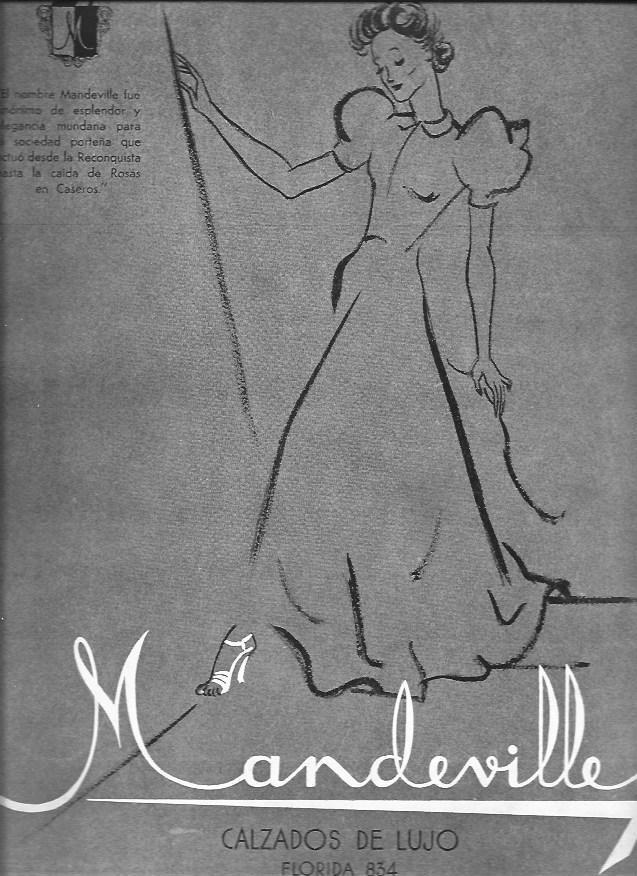 LAMINA 30060: Publicidad de calzados Mandeville