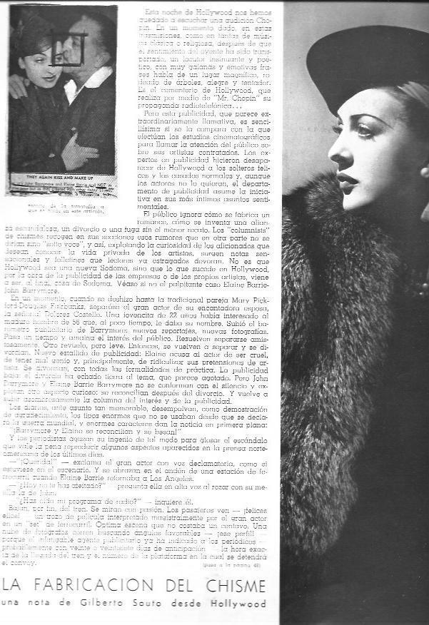 LAMINA 30063: Elaine Barrie, fotografia de Hurrell