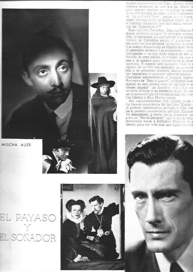 LAMINA 30032: Misha Auer y John Carradine