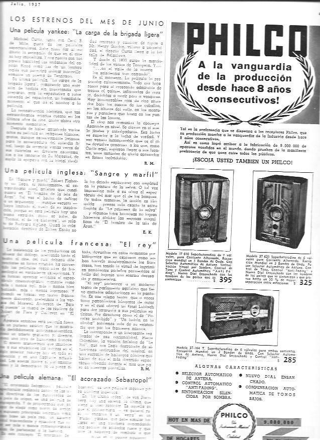 LAMINA 30054: Publicidad de instrumentos Philco
