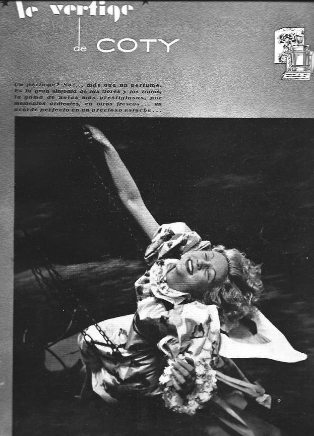 LAMINA 30038: Publicidad del perfume Le Vertige de Coty