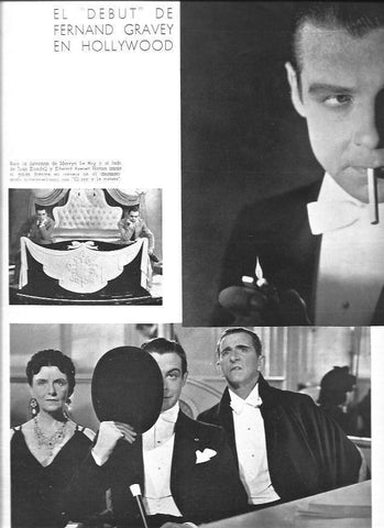 LAMINA 30040: Fernand Gravey en El rey y la corista
