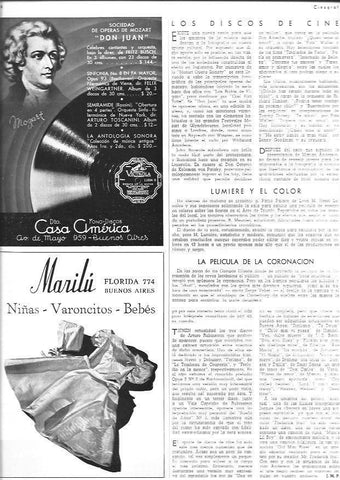 LAMINA 30053: Publicidad de Casa America y Marilu en Buenos Aires