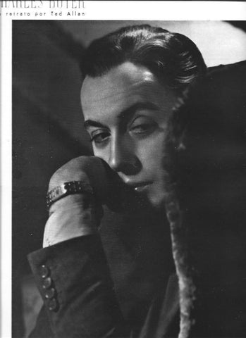 LAMINA 30043: Charles Boyer, fotografia de Ted Allan