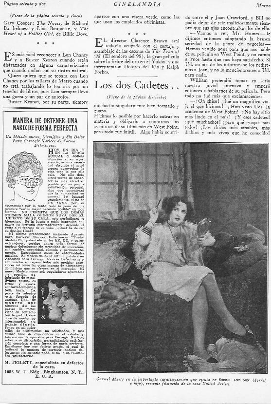 LAMINA 29574: Carmel Myers