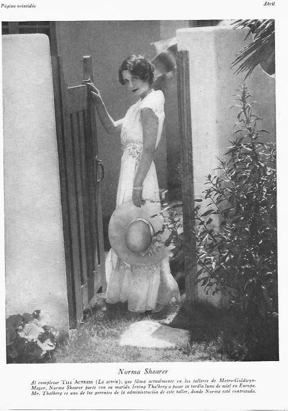 LAMINA 29587: Norma Shearer en La Actriz