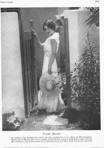 LAMINA 29587: Norma Shearer en La Actriz