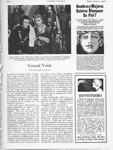 LAMINA 29573: Conrad Veidt y John Barrymore
