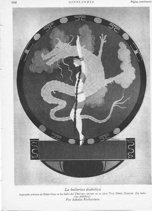LAMINA 29553: La bailarina diabolica, por Athalie Richardson